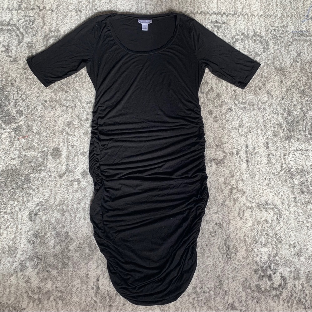 Motherhood maternity black dress-small